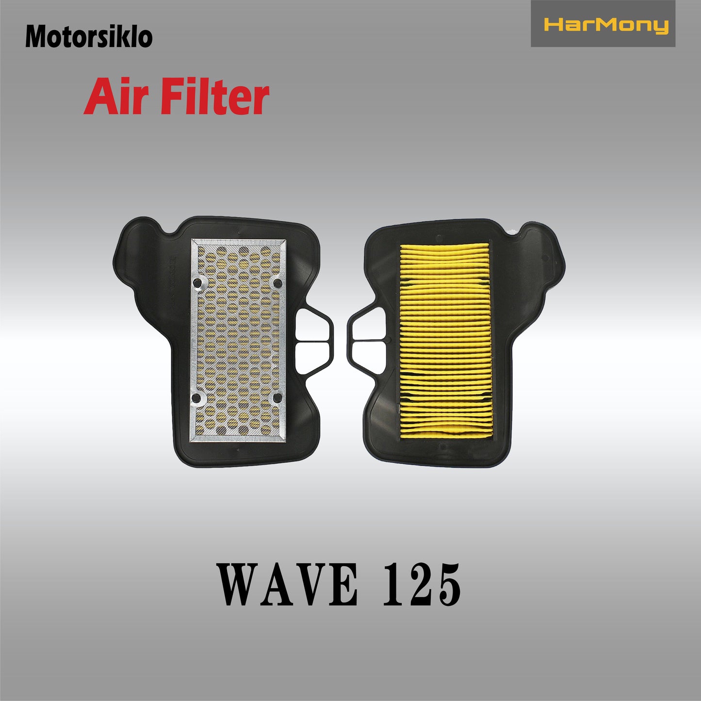 Harmony Motorcycle Air Filter Washable And Reusable For Mio I 125 / Honda Click 125 / Nmax/Aerox 155