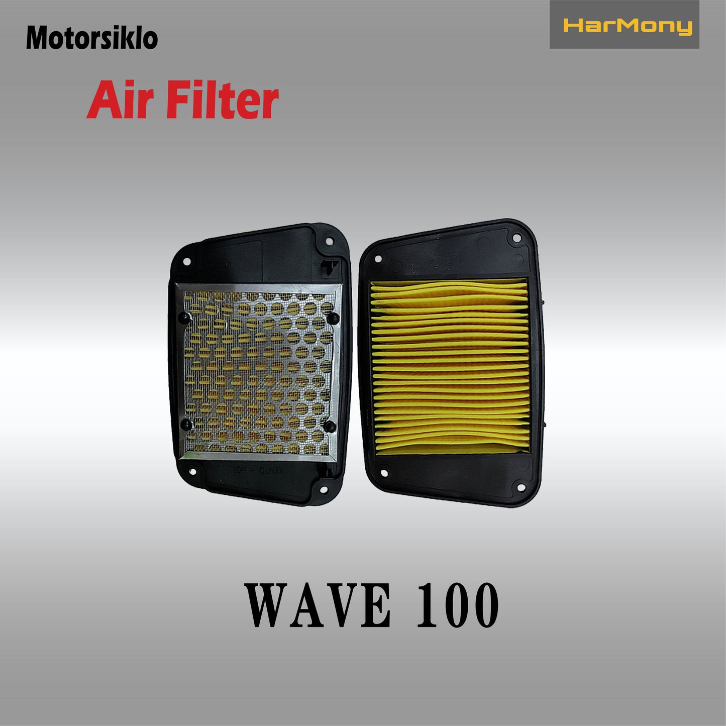 Harmony Motorcycle Air Filter Washable And Reusable For Mio I 125 / Honda Click 125 / Nmax/Aerox 155