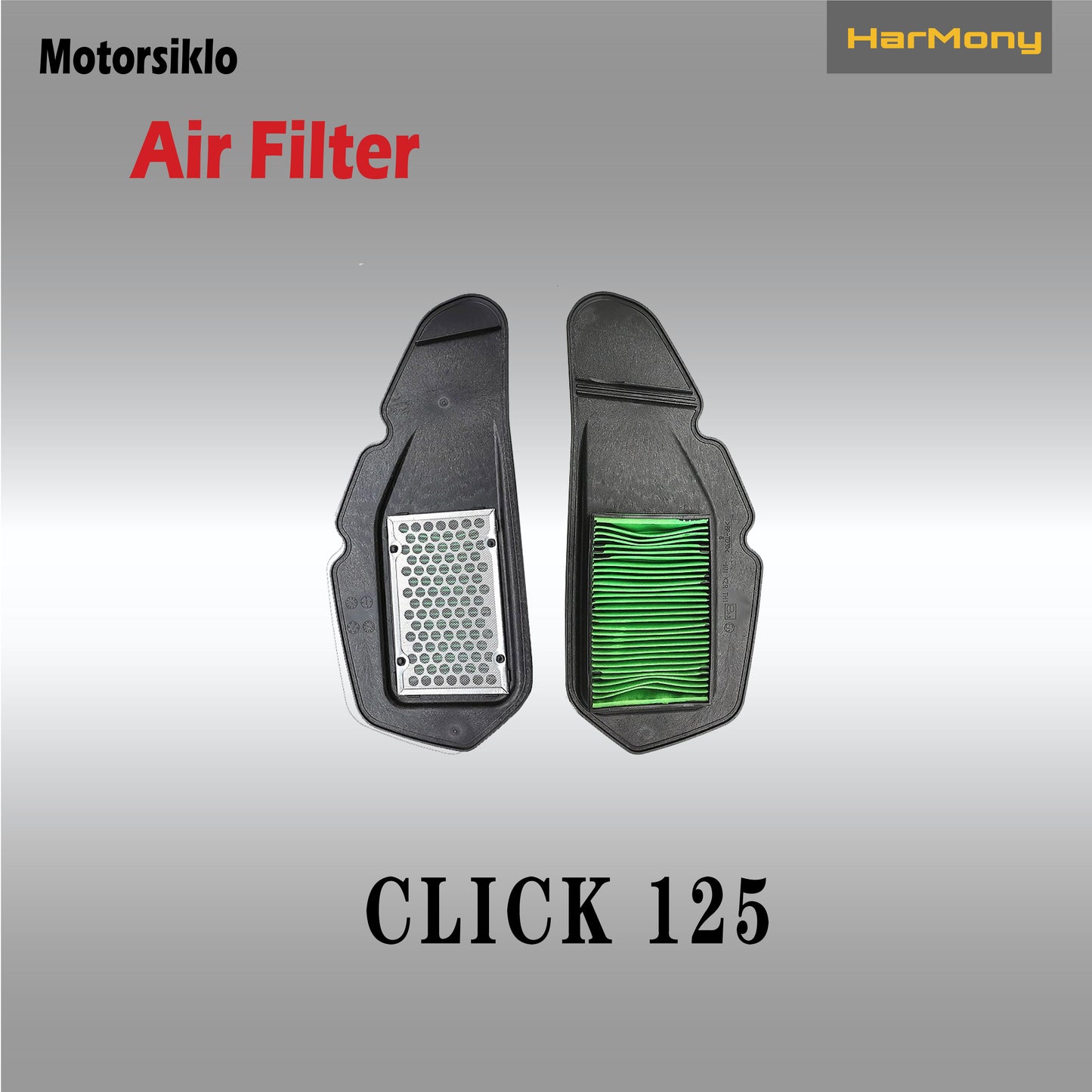 Harmony Motorcycle Air Filter Washable And Reusable For Mio I 125 / Honda Click 125 / Nmax/Aerox 155