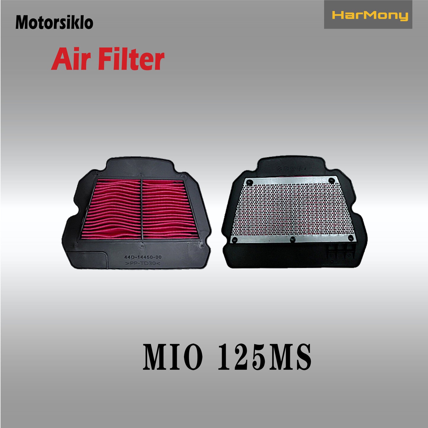 Harmony Motorcycle Air Filter Washable And Reusable For Mio I 125 / Honda Click 125 / Nmax/Aerox 155