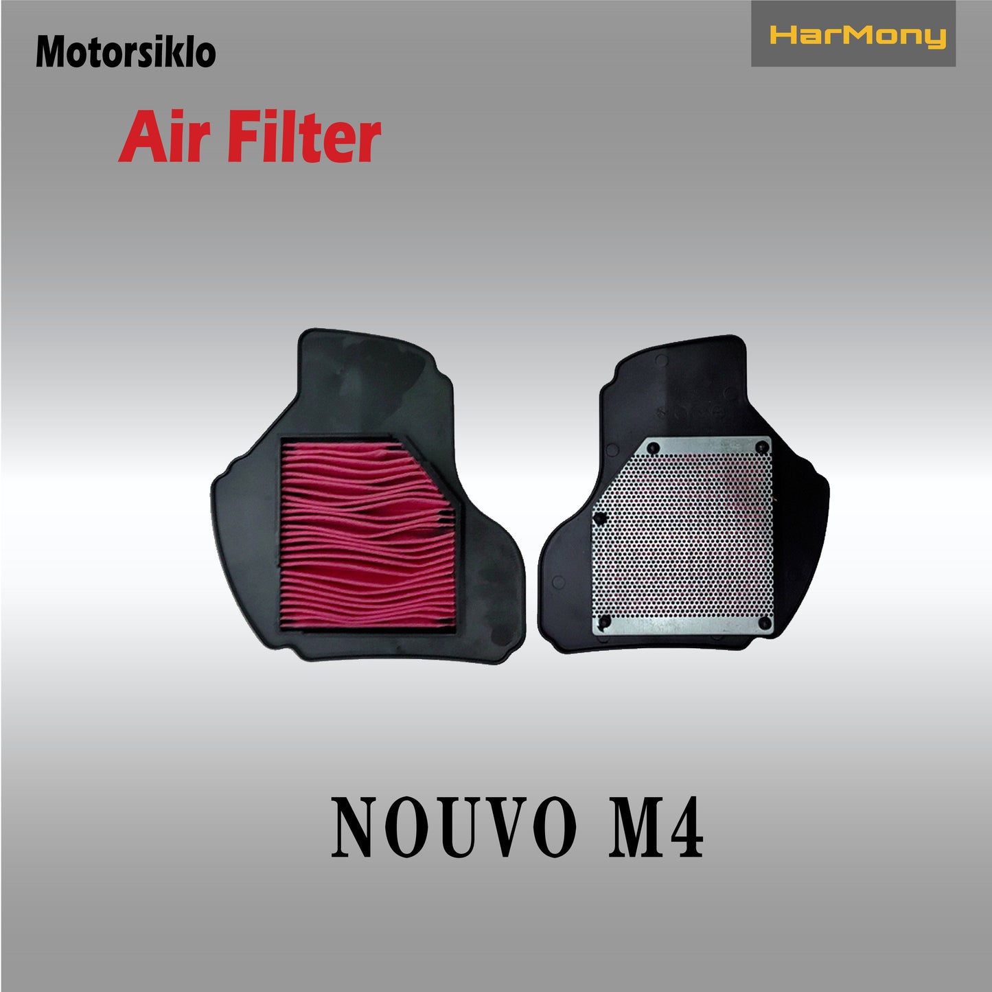 Harmony Motorcycle Air Filter Washable And Reusable For Mio I 125 / Honda Click 125 / Nmax/Aerox 155