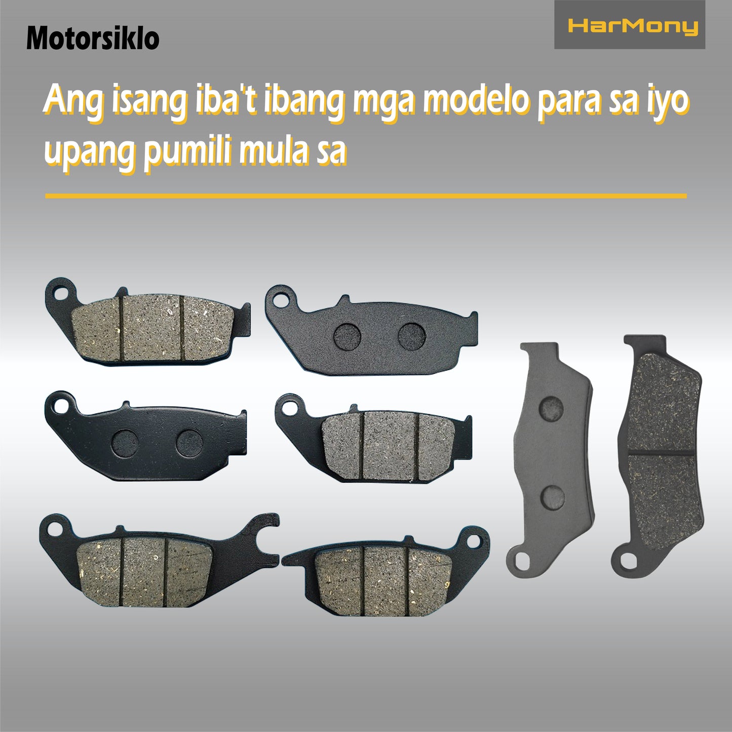 Motorcycle brake pad CLICK 125/150  WAVE110 TRINITY/DASH BEAT F1 WIND125/BAJAJ RAIDER150R WAVE125 LC135/MIO MIOI125