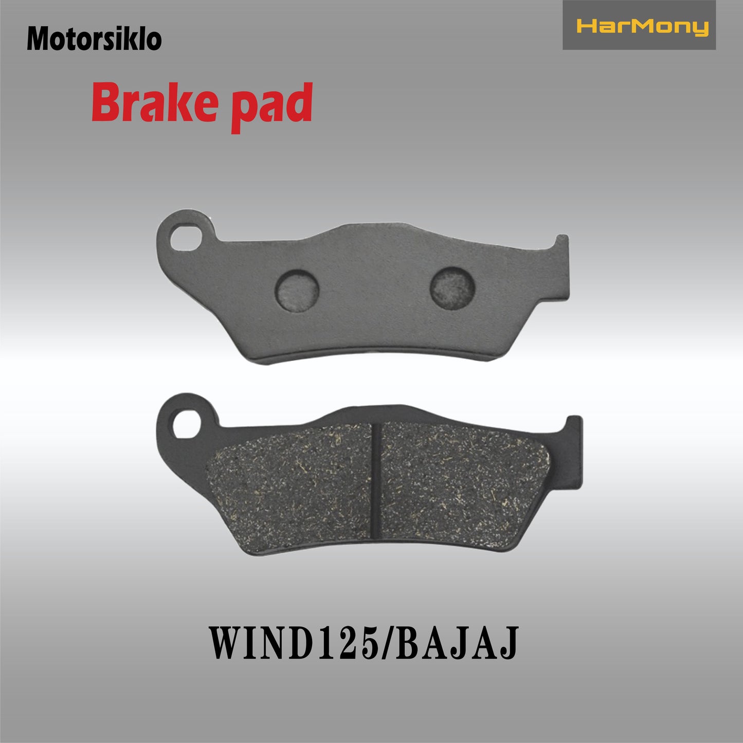 Motorcycle brake pad CLICK 125/150  WAVE110 TRINITY/DASH BEAT F1 WIND125/BAJAJ RAIDER150R WAVE125 LC135/MIO MIOI125