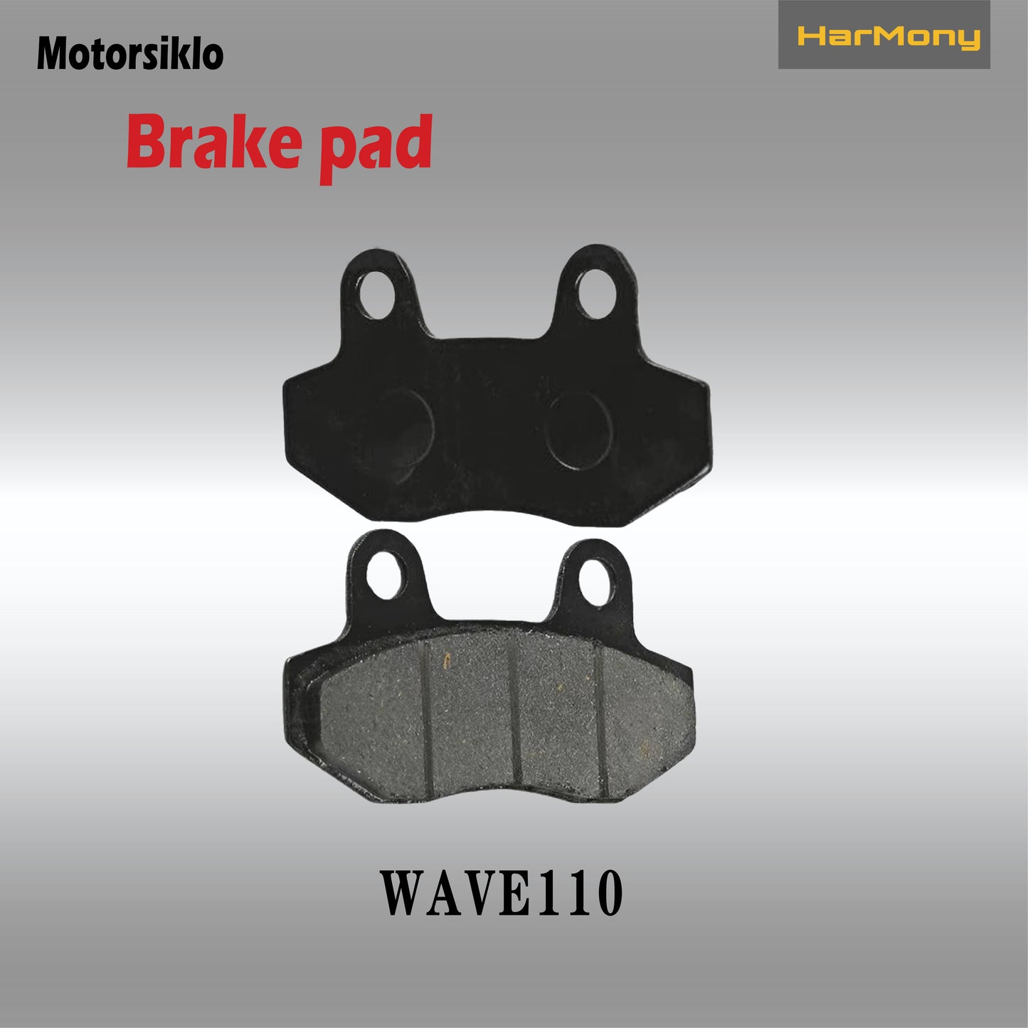 Motorcycle brake pad CLICK 125/150  WAVE110 TRINITY/DASH BEAT F1 WIND125/BAJAJ RAIDER150R WAVE125 LC135/MIO MIOI125